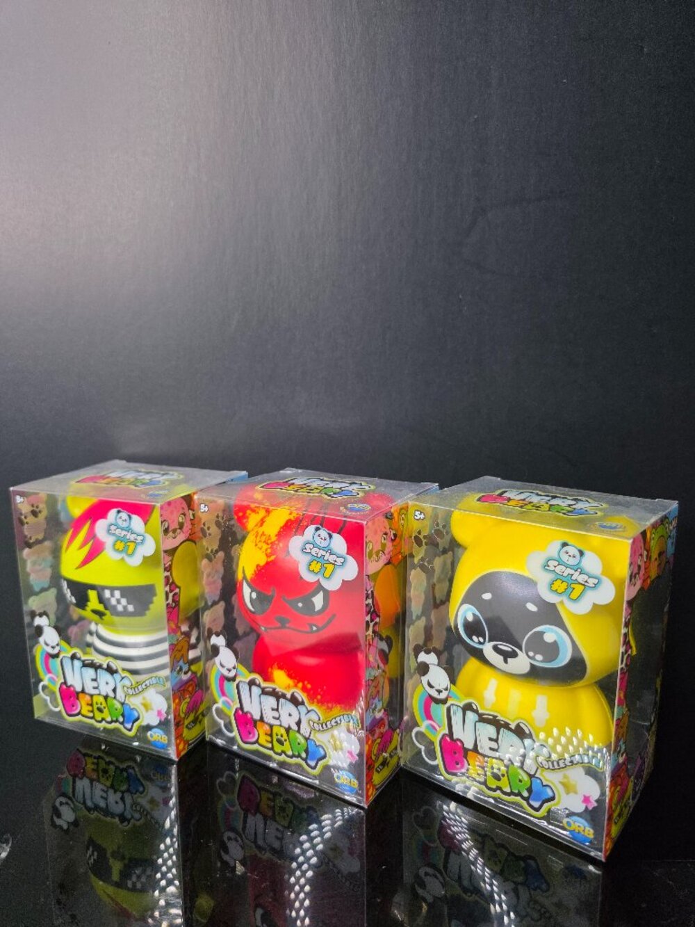 ORB Weird Beary Series 1 Collectible Bear Figures Lot of 3 Vinyl Toys